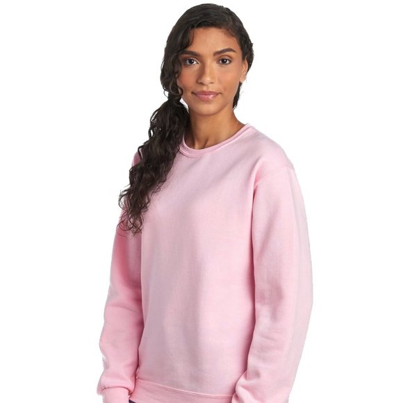 Jerzees Adult 8 oz., NuBlend® Fleece Crew - 562 - Classic Pink - Picture 1 of 3